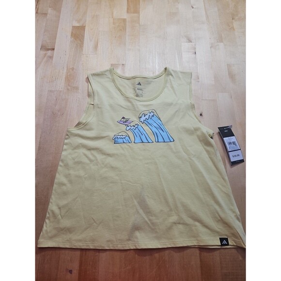 Adidas Girls' Waves Swing Tank Top Size Girls 14 Large - Picture 3 of 14